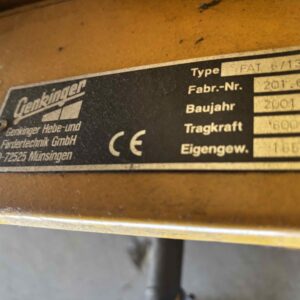 GENKINGER Plattformhubwagen – Bild 2