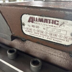 ALLMATIC HD125 Maschinenschraustöcke mit Aufspannplatte – Bild 4