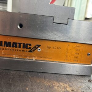 ALLMATIC LC 125 Maschinenschraubstock, Hochdruckspanner, hydraulisch, Spannkraftvoreinstellung 4 Stufen – Bild 4