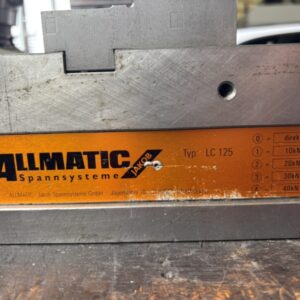 ALLMATIC LC 125 Maschinenschraubstock, Hochdruckspanner, hydraulisch, Spannkraftvoreinstellung 4 Stufen – Bild 5