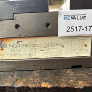 ALLMATIC LC 125 Maschinenschraubstock, Hochdruckspanner, hydraulisch, Spannkraftvoreinstellung 4 Stufen – Bild 5
