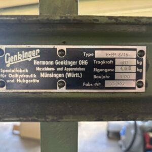 GENKINGER F-EP 6/15 Gehstapler – Bild 4