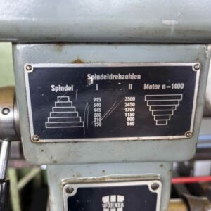 WÖRNER B16 Tischbohrmaschine – Bild 7