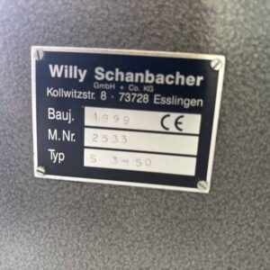 SCHANBACHER S3-50 Werkzeugschleifmaschine – Bild 3