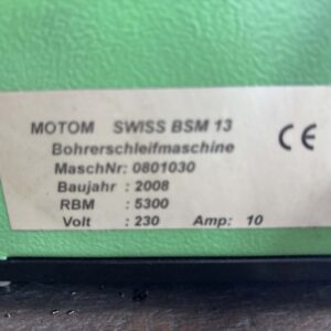 MOTOM BSM 13 Bohrerschleifmaschine – Bild 2