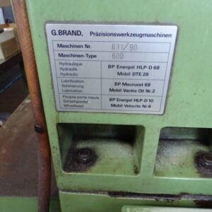 BRAND Compakt 600n Flachschleifmaschine – Bild 5