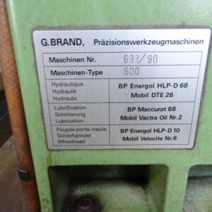 BRAND Compakt 600n Flachschleifmaschine – Bild 6