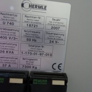HERMLE U740 3-Achs-Bearbeitungszentrum – Bild 9