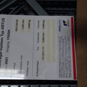 BERGER Artus Schwerlastregal / Palettenregal – Bild 7