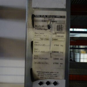 META Schwerlastregal / Palettenregal – Bild 2