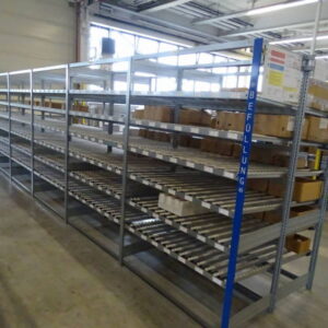 BITO Durchlaufregal mit Rollenbahnen – Bild 2