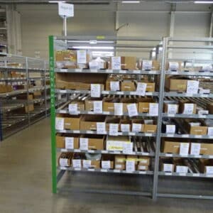 BITO Durchlaufregal mit Rollenbahnen – Bild 4