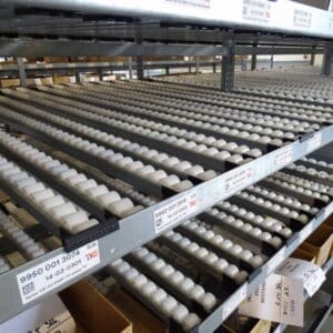 BITO Durchlaufregal mit Rollenbahnen – Bild 6