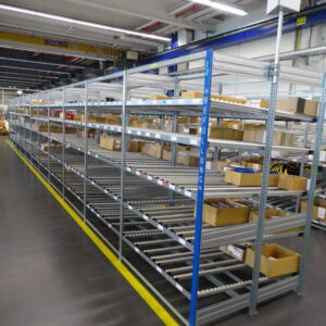 BITO Durchlaufregal mit Rollenbahnen – Bild 1