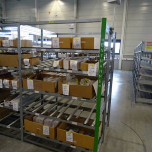 BITO Durchlaufregal mit Rollenbahnen – Bild 2