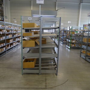 BITO Durchlaufregal mit Rollenbahnen – Bild 3