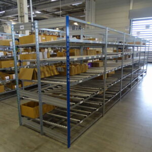 BITO Durchlaufregal mit Rollenbahnen – Bild 4