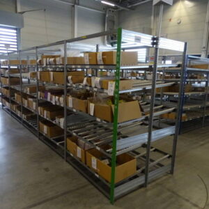 BITO Durchlaufregal mit Rollenbahnen – Bild 5