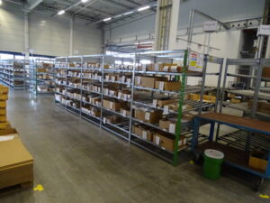 BITO Durchlaufregal mit Rollenbahnen