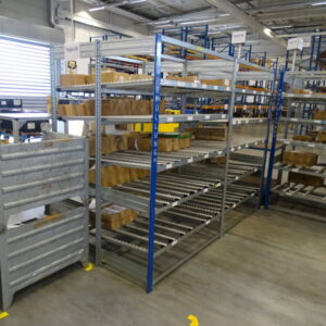 BITO Durchlaufregal mit Rollenbahnen – Bild 4