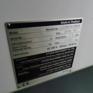 CITIZEN Langdrehautomat – Bild 5