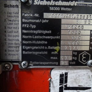 SICHELSCHMIDT M1200 Elektro-Deichselhubwagen – Bild 5