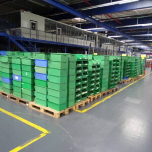 Palette SCHÄFER Sichtlagerkästen á 32 Stck. Typ 14/-2 grün – Bild 4