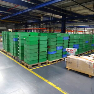 Palette SCHÄFER Sichtlagerkästen á 32 Stck. Typ 14/-2 grün – Bild 5