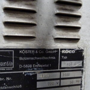 KÖCO KST8 Bolzenschweißgerät – Bild 2