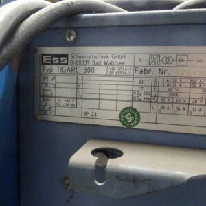 ESS Tigarc 300, Schweißgerät – Bild 4
