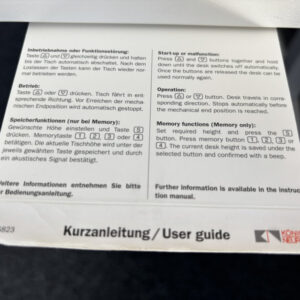 KOENIG & NEURATH Talo.S elektrisch höhenverstellbarer Schreibtisch, 180 x 90 – Bild 5