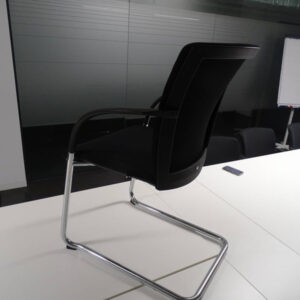 RESERVIERT! KÖNIG & NEURATH Freischwinger Bepsrechungsstuhl Besucherstuhl stapelbar – Bild 3