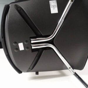 RESERVIERT! KÖNIG & NEURATH Freischwinger Bepsrechungsstuhl Besucherstuhl stapelbar – Bild 5