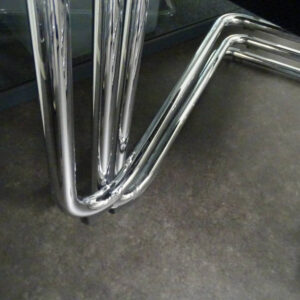 RESERVIERT! KÖNIG & NEURATH Freischwinger Bepsrechungsstuhl Besucherstuhl stapelbar – Bild 9