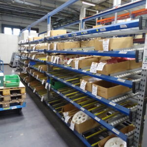 SCHÄFER KDR Durchlaufregal mit Rollenbahnen – Bild 1