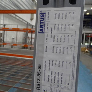 ARTUS RS 13-85-85 Schwerlastregal / Palettenregal – Bild 3