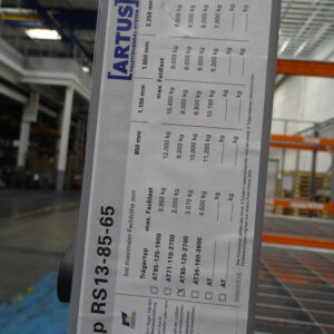 ARTUS RS 13-85-85 Schwerlastregal / Palettenregal – Bild 4