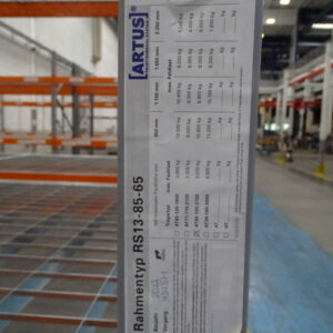 ARTUS RS 13-85-85 Schwerlastregal / Palettenregal – Bild 2