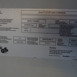 KARDEX  NT-250-3100X622 Paternoster-Regal – Bild 7