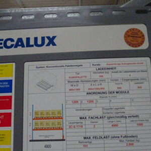 MECALUX Schwerlastregal / Palettenregal – Bild 5