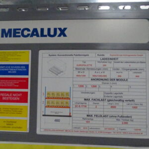 MECALUX Schwerlastregal / Palettenregal – Bild 4
