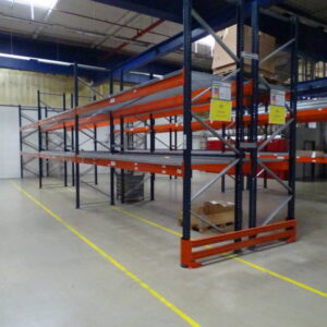 MECALUX Schwerlastregal / Palettenregal als Doppelregal – Bild 1