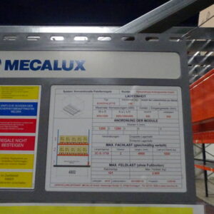 MECALUX Schwerlastregal / Palettenregal als Doppelregal – Bild 4