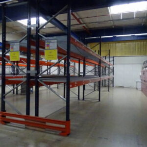 MECALUX Schwerlastregal / Palettenregal als Doppelregal – Bild 2