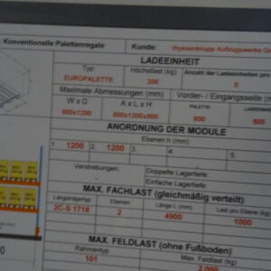 MECALUX Schwerlastregal – Bild 5