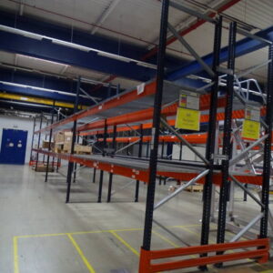 MECALUX Schwerlastregal / Palettenregal als Doppelregal – Bild 1