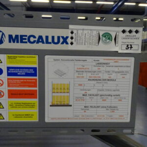 MECALUX Schwerlastregal / Palettenregal als Doppelregal – Bild 7