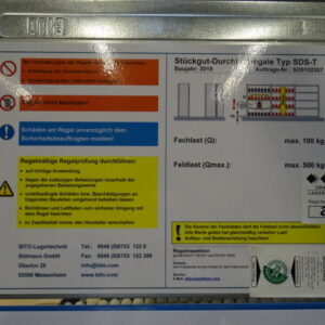 BITO SDS-T Stückgut-Durchlaufregal mit Rollenbahnen – Bild 7