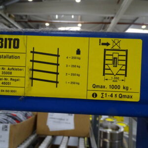 BITO Kommissionierregal mit Rollenbahnen – Bild 6