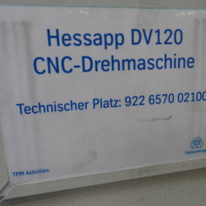 HÜLLER HILLE HESAP DV120 CNC-Vertikaldrehmaschine – Bild 8